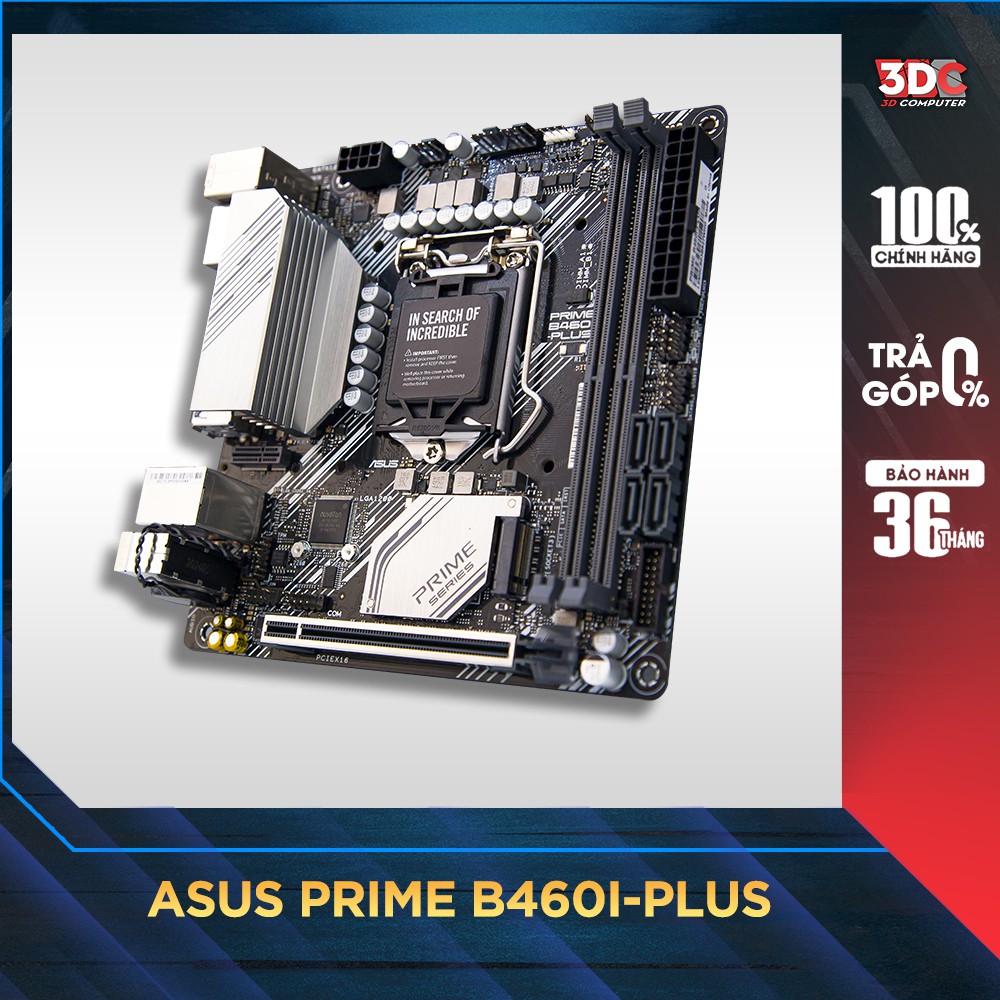 Mainboard Asus PRIME B460I-PLUS ( Bo mạch chủ ITX)