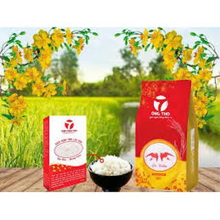 Gạo Ông Thọ - Én Xuân, dòng ST24 được sản xuất theo mô hình canh tác lúa tôm, độ ẩm thấp, màu sắc và hương vị đặc biệt.