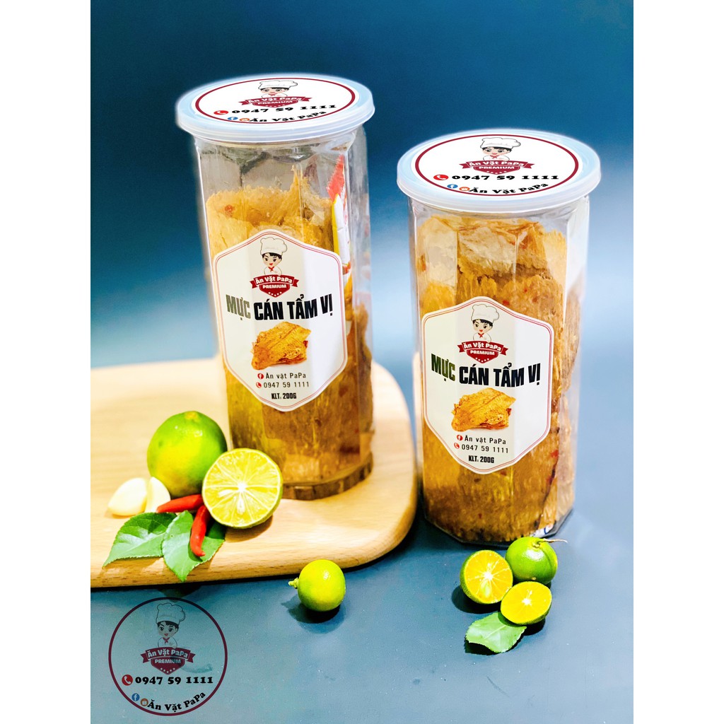 Mực cán tẩm vị 200gr kèm tương ớt, đồ ăn vặt Hà Nội | BigBuy360 - bigbuy360.vn