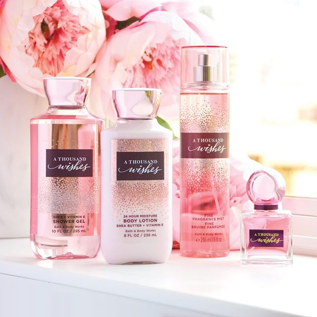 [Auth] Sản Phẩm Tắm Lotion Xịt Thơm Toàn Thân Bath & Body Works A Thousand Wishes