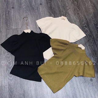 áo len tay bồng