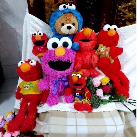 Gấu bông hoạt hình rối elmo