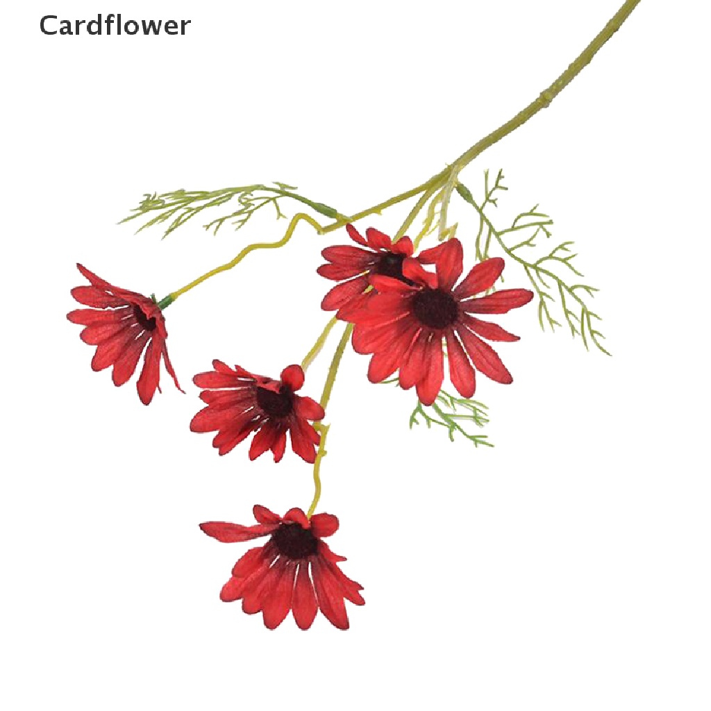 Bó Hoa Cúc Giả 5 Bông Trang Trí Tiệc Cưới Mới