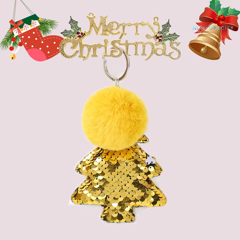 Móc Khóa Kim Sa Màu Sắc Tươi Sáng Phong Cách Giáng Sinh