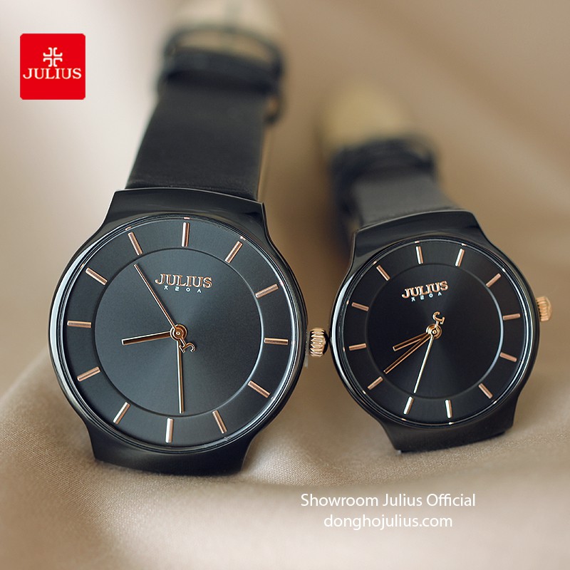 Julius Official | Đồng hồ nữ Julius JA-1156 dây da size 32