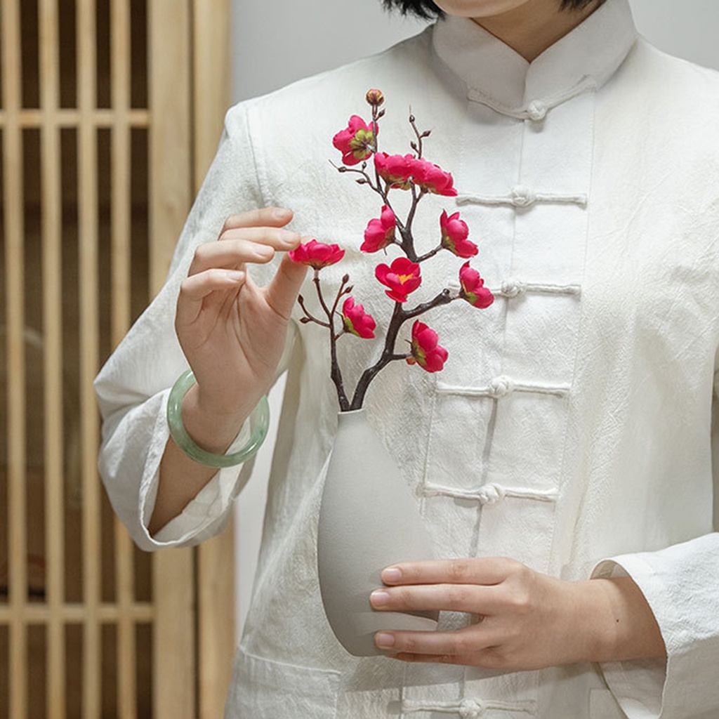 Hoa đào giả lụa để trang trí tiệc cưới làm đạo cụ chụp ảnh nổi bật