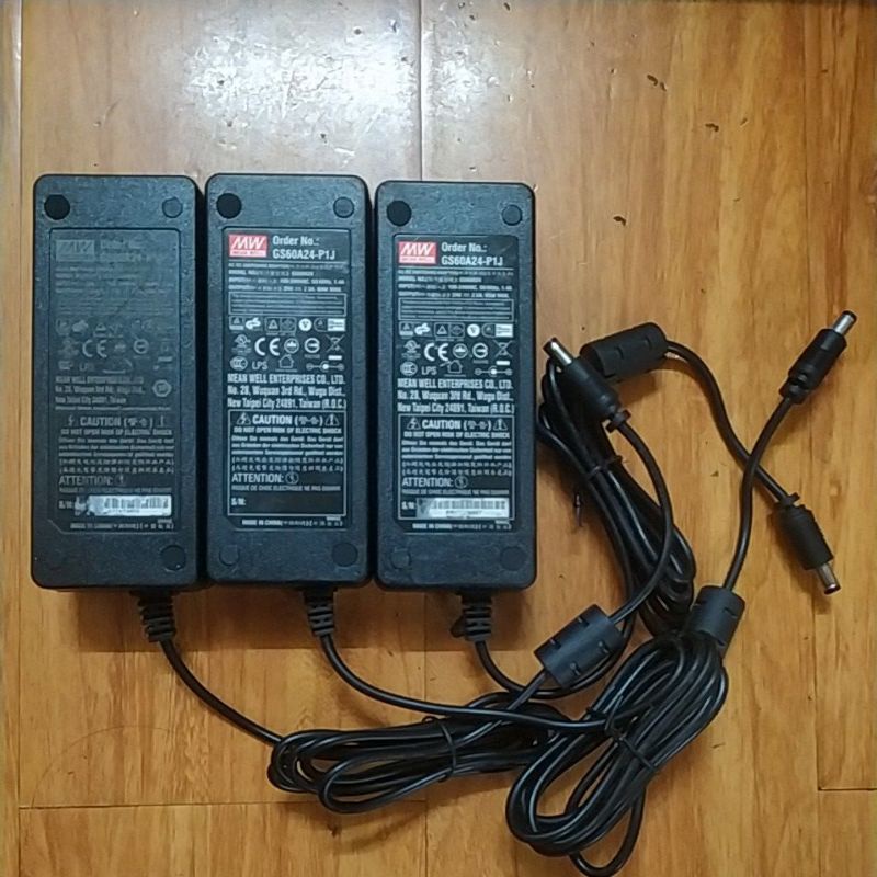 Nguồn Adapter 24V Meanwell 24V-2.5A. Hàng cũ tháo máy tự động hoá.