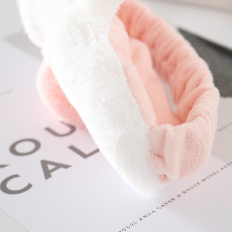 Mặt nạ bịt mắt bằng vải lụa mềm hình thỏ hoạt hình dễ thương có gắn đuôi