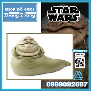 Đồ chơi Xếp hình Star Wars quái vật Jabba The Hutt Minifigures POGO PG629