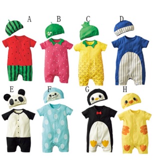 Combo 2 Body thú và hoa quả cho béi
