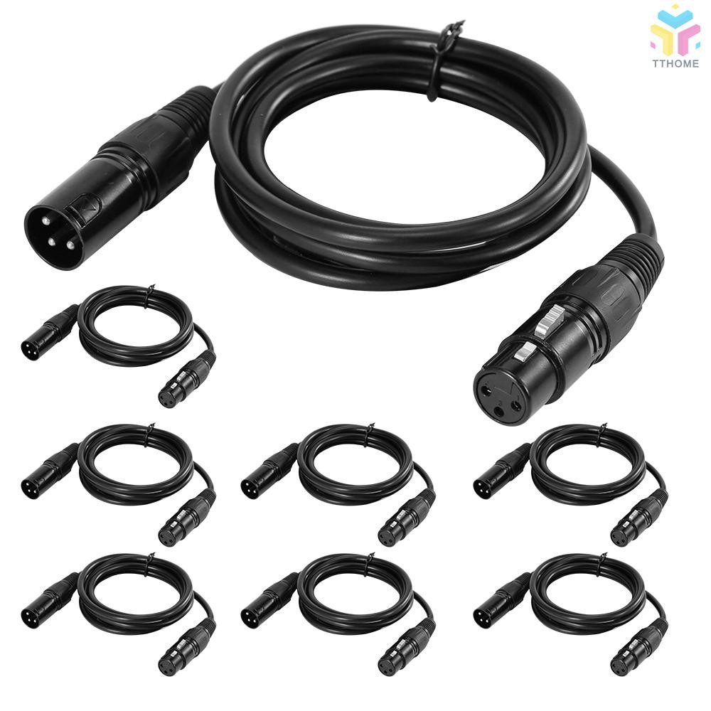 Dây cáp giắc cắm 3pin XLR DMX bằng PVC kích thước 1M/3.3ft