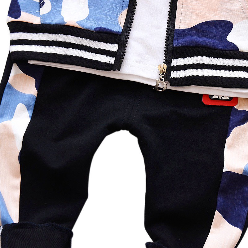 Bộ áo tay dài + quần dài thun Cotton cho các bé nhỏ