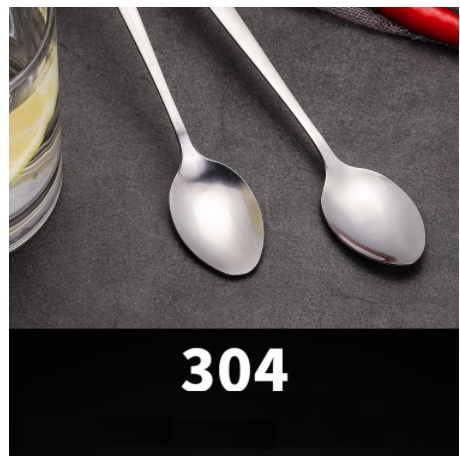 Thìa Inox Cán Dài / Muỗng Pha Cafe, Sinh Tố Phong Cách Hàn Quốc Tiện Dụng 88279 Lavio Store