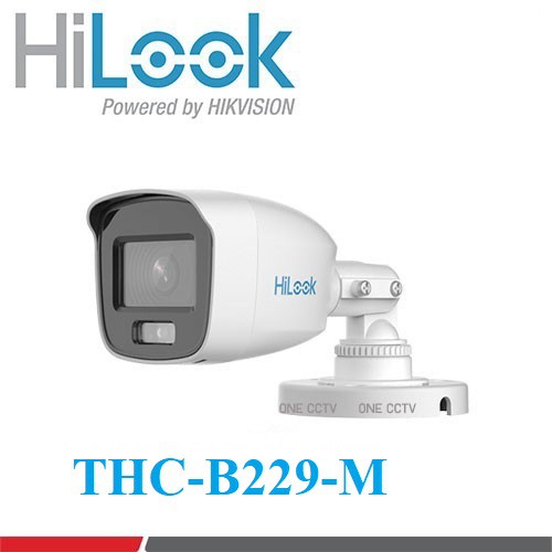 Camera HD-TVI COLORVU 2.0 Megapixel HILOOK THC-B229-M - Hàng chính hãng