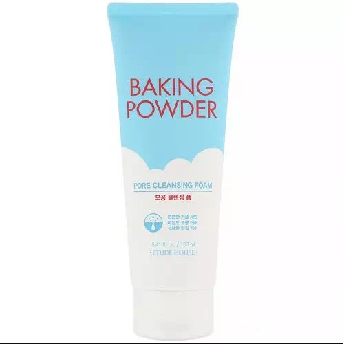 Sữa Rửa Mặt sạch sâu lỗ chân lông chứa thành phần Baking Powder rửa mặt sạch sâu ETUDE 160ml Chất Lượng Cao