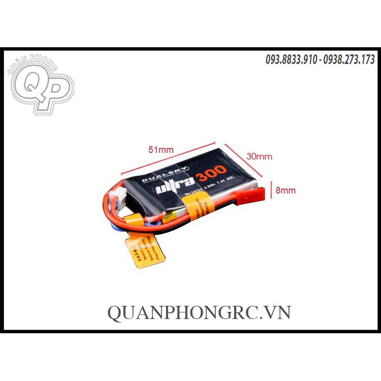 Pin Dualsky Lipo 7.4V - 300mah