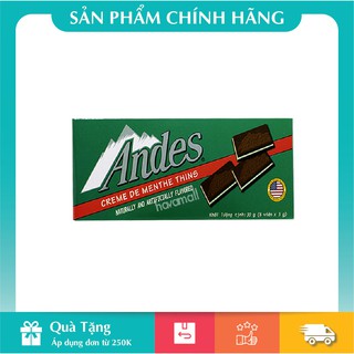 [HÀNG CHÍNH HÃNG] Kẹo Socola Andes Bạc Hà Truyền Thống 30gr