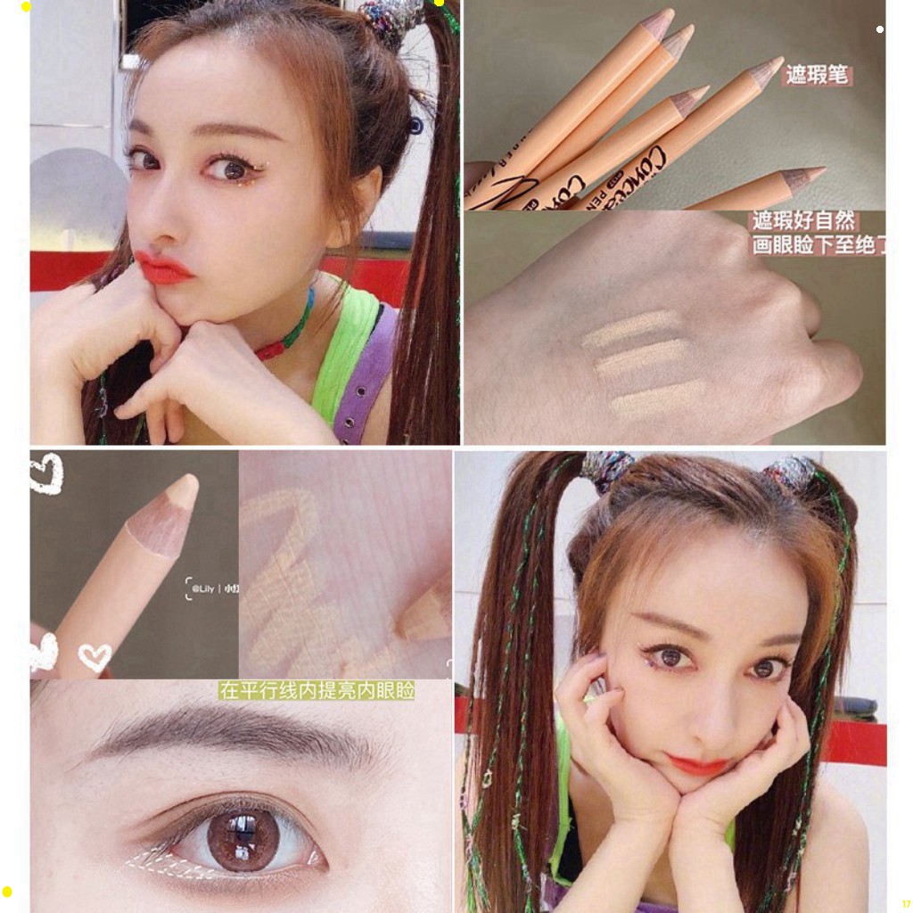 Bút Che Khuyết Điểm MeNow - bút Fix Makeup Không Trôi Không Thấm Nước, chì phấn che mụn, tàn nhang mặt MEE