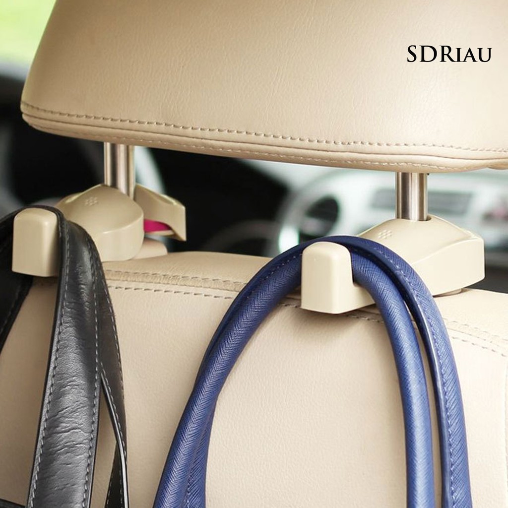 Cặp Móc Gắn Ghế Tựa Đầu Xe Hơi Treo Đồ Dùng Đa Năng Tiện Dụng