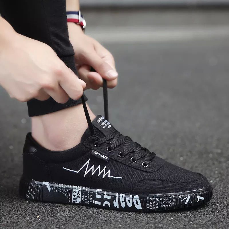 Giày Nam Hình Nhịp Tim Viền Chữ Lịch Lãm Mẫu Mới BT13 Cao Cấp | BigBuy360 - bigbuy360.vn