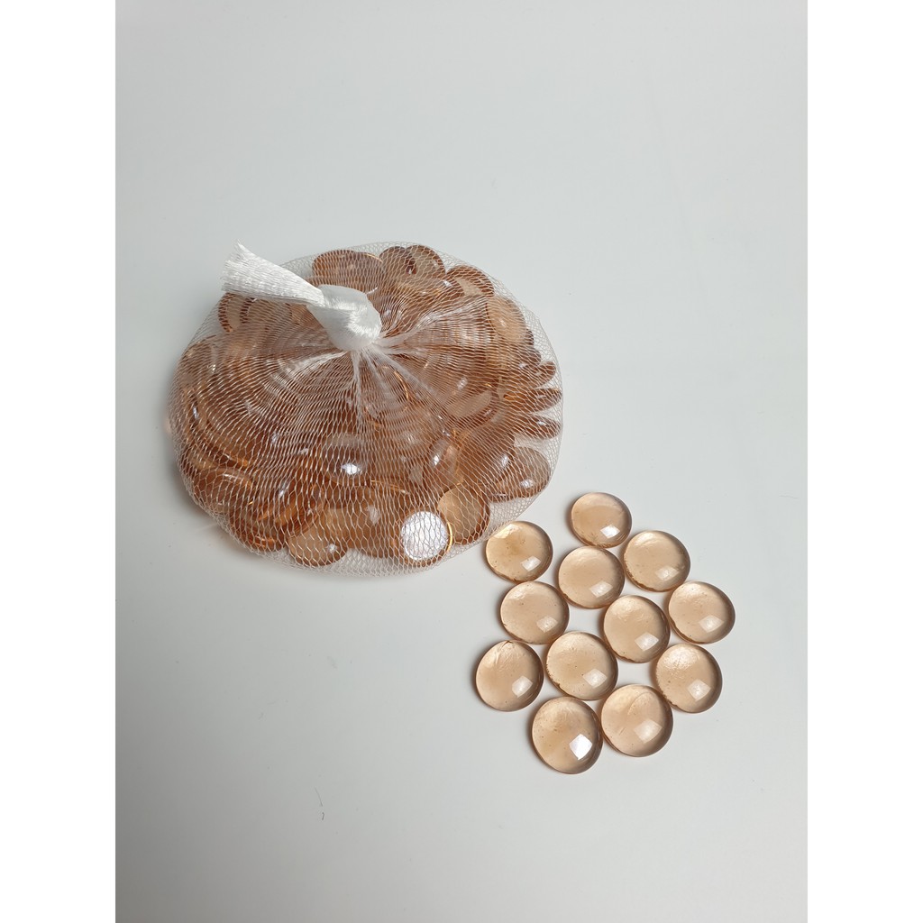 Sỏi Màu Nude Trang Trí Hồ Cá 320g / túi  - Hàng Công Ty