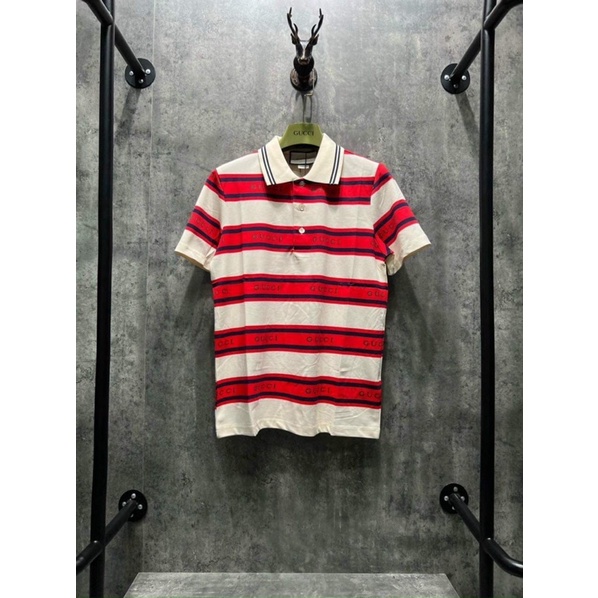 Áo polo GC sc phối sọc ngang -2355