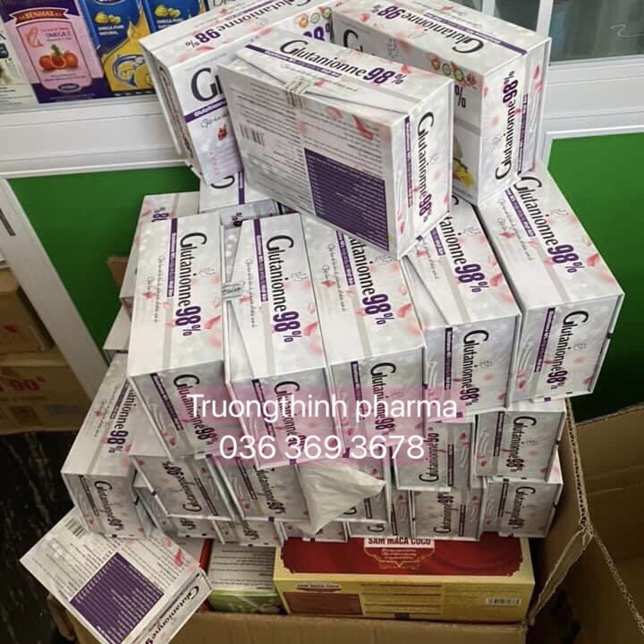 Viên uống trắng da mờ nám GLUTANIONNE 98%(Hộp 30 Viên) | Thế Giới Skin Care