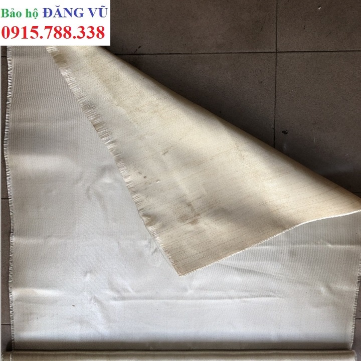 Vải bạt chống cháy sợi thủy tinh HT800 (KT 1mx10m)