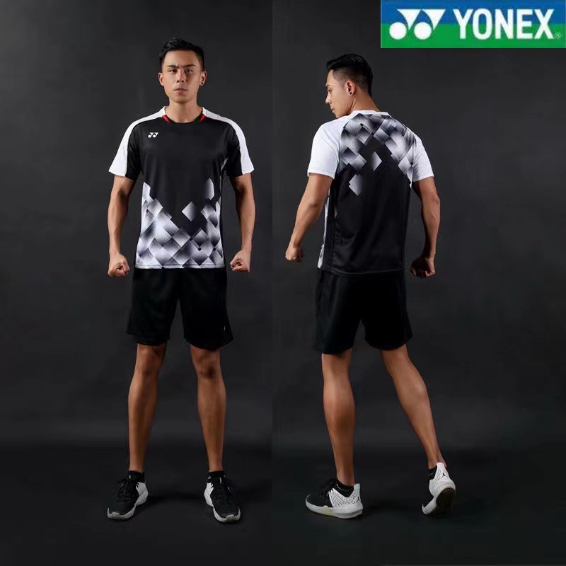 Bộ Đồ Thể Thao Tay Ngắn Yonex Kiểu Hàn Quốc Cá Tính Cho Nam Và Nữ