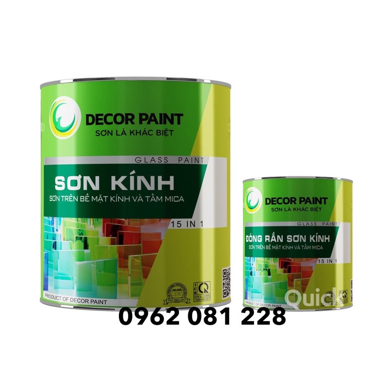 Sơn kính màu chống trầy xước cho bề mặt kính Decor Paint