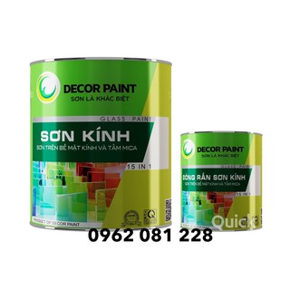 Sơn kính màu chống trầy xước cho bề mặt kính Decor Paint