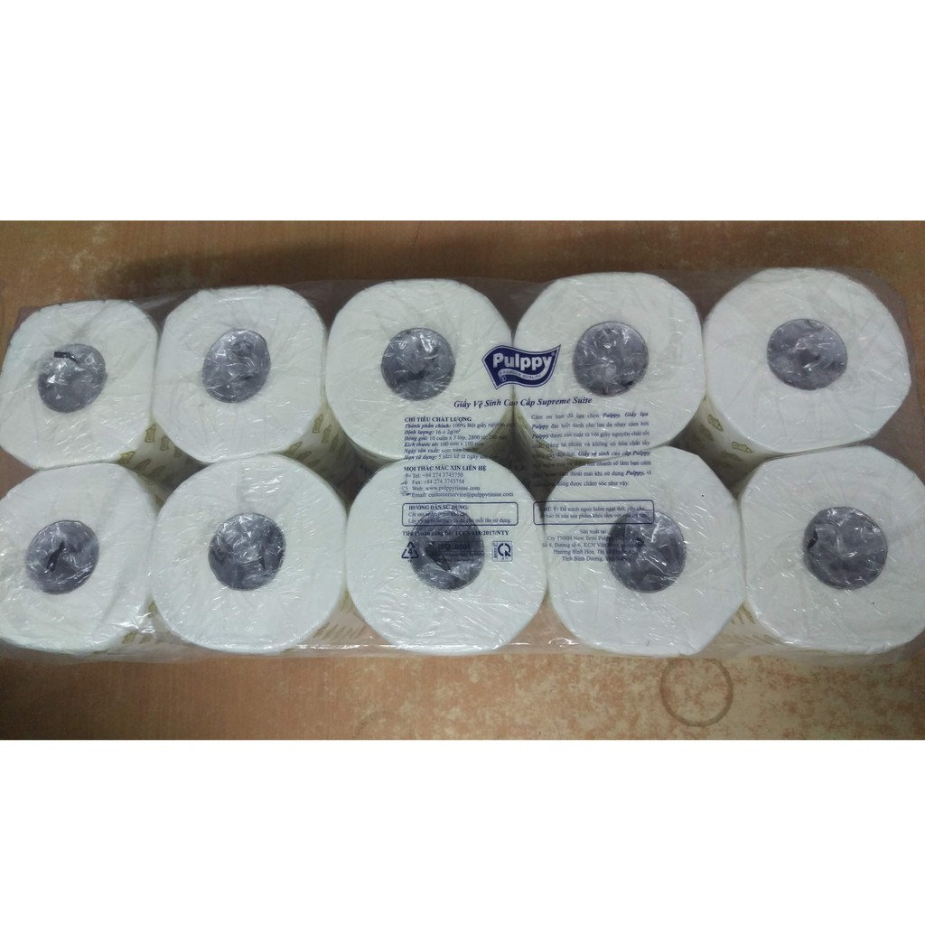 Giấy vệ sinh cao cấp 3 lớp Pulppy Supreme Suite