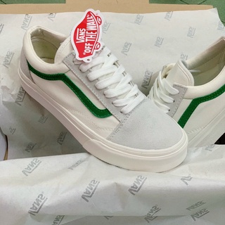 Giày Vans Style nam nữ kẻ sọc xanh lá, size 36 đến 43. Siêu xịn. Đẹp