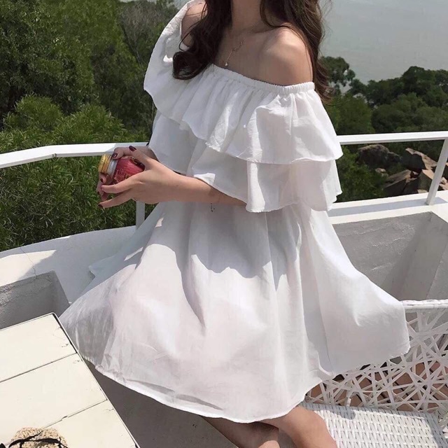 ĐẦM TRỄ VAI - ĐẦM LILY DRESS ( KÈM ẢNH THẬT TRẢI SÀN ) | BigBuy360 - bigbuy360.vn