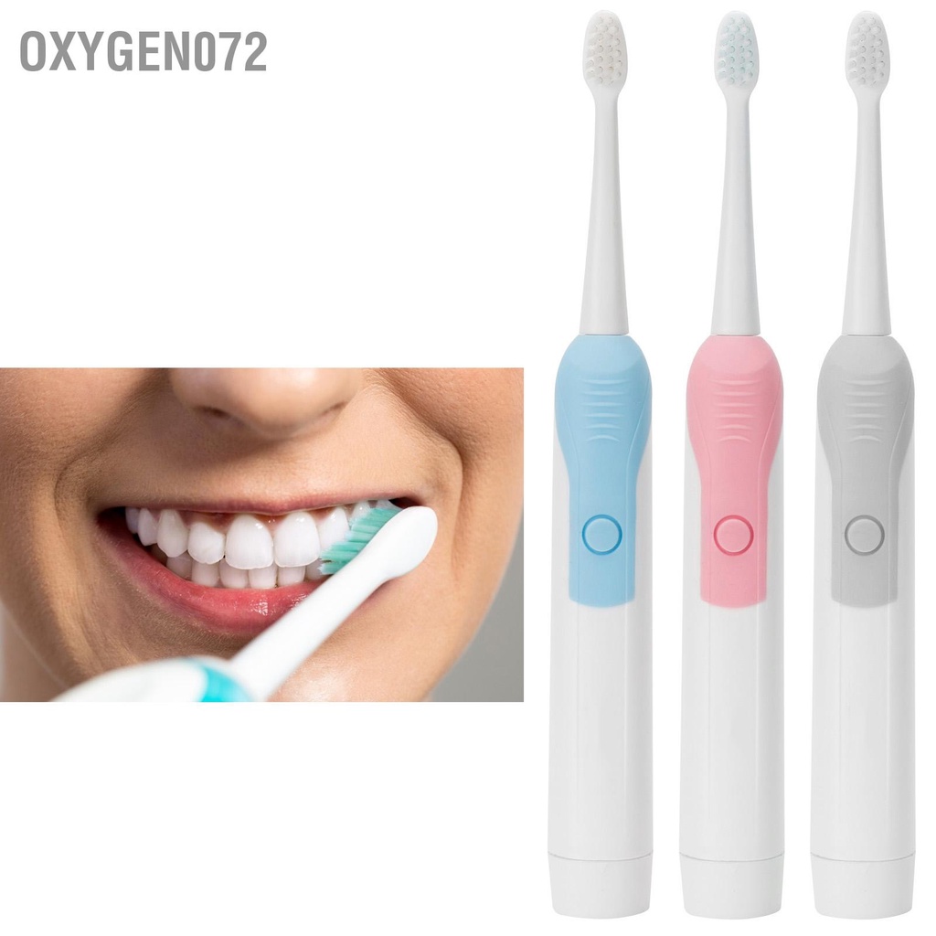 Oxygen072 Bàn chải đánh răng điện không thấm nước Bộ bàn làm sáng hoàn toàn tự động cho người lớn