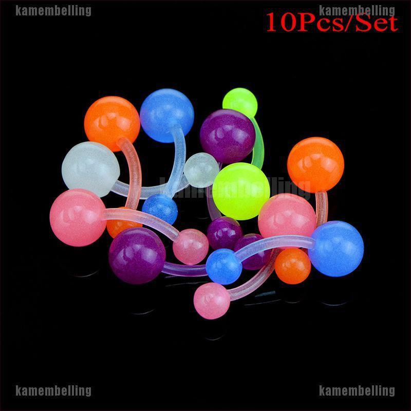 1 Bộ Khuyên Rốn Dạ Quang Nhiều Kiểu Dáng