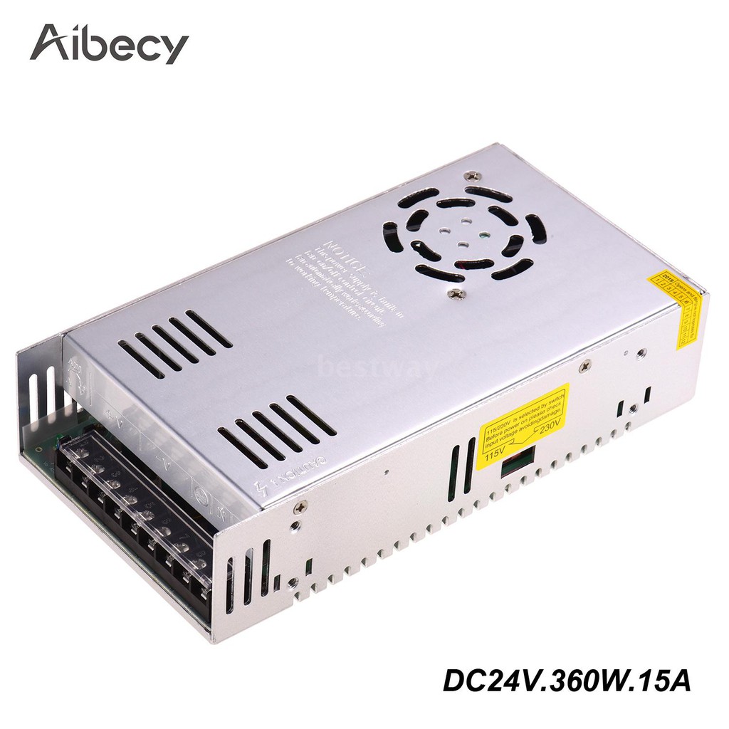 Bộ Nguồn Dc 24v 360w 15a Cho Máy In 3d