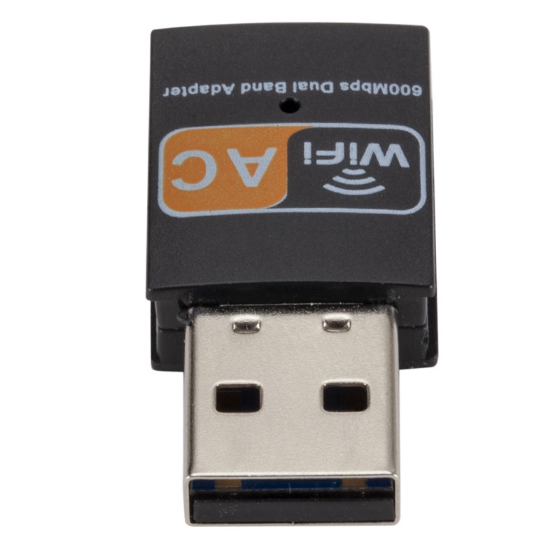 USB Thu Sóng Wifi 600 Mbps 2.4-5ghz 802.11 Ac Laptop PC OY