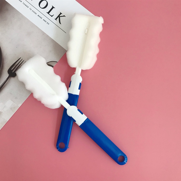 (Quà tặng khi mua bình giữ nhiệt) Cây cọ bọt biển vệ sinh bình nước bình ly giữ nhiệt dễ dàng, có thể tháo rời