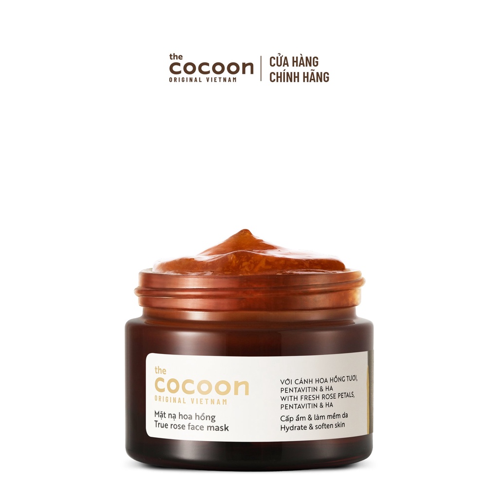 Mặt nạ hoa hồng Cocoon cấp ẩm & làm mềm da 30ml