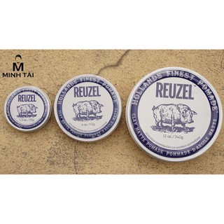 Sáp Vuốt Tóc Reuzel Matte Clay Pomade