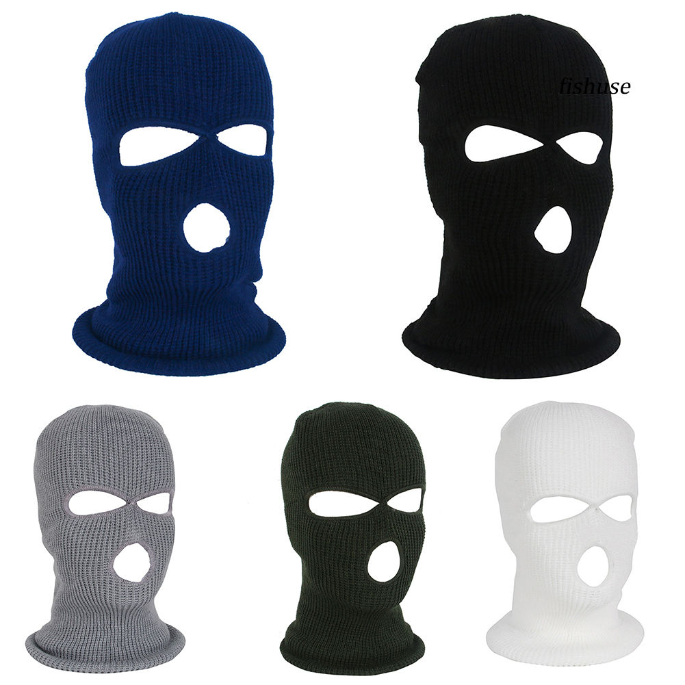Mặt nạ trùm đầu kiểu ninja thiết kế 3 lỗ chống gió thoải mái