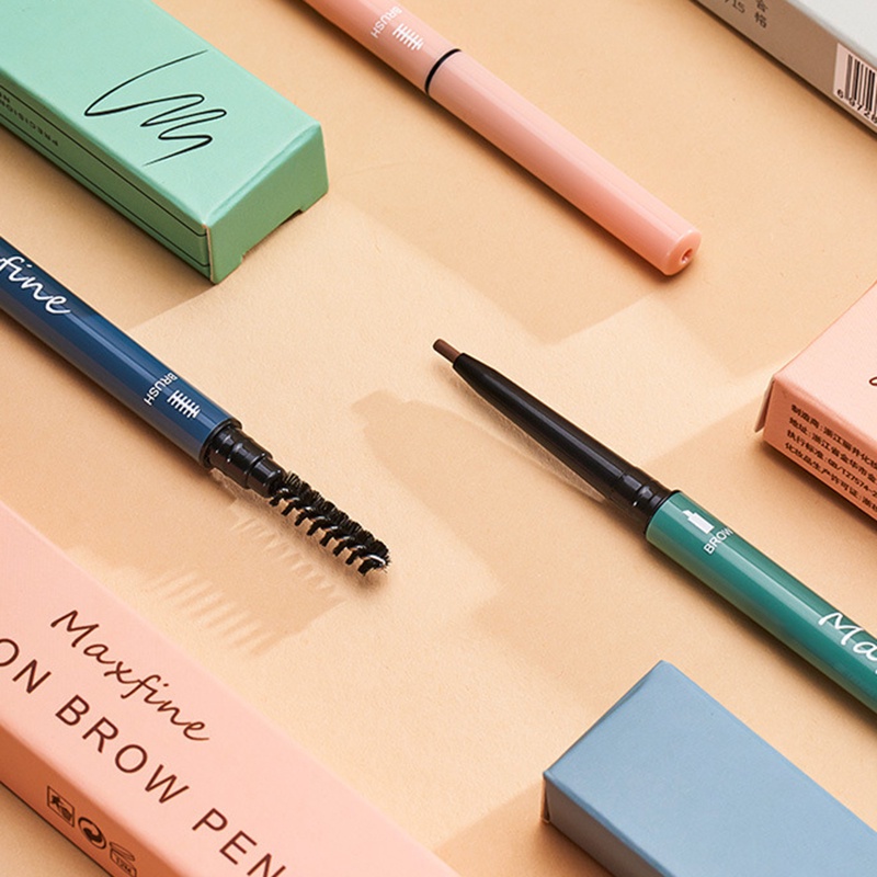 [Hàng mới về] Bút kẻ lông mày hai đầu chống mồ hôi trang điểm tự nhiên