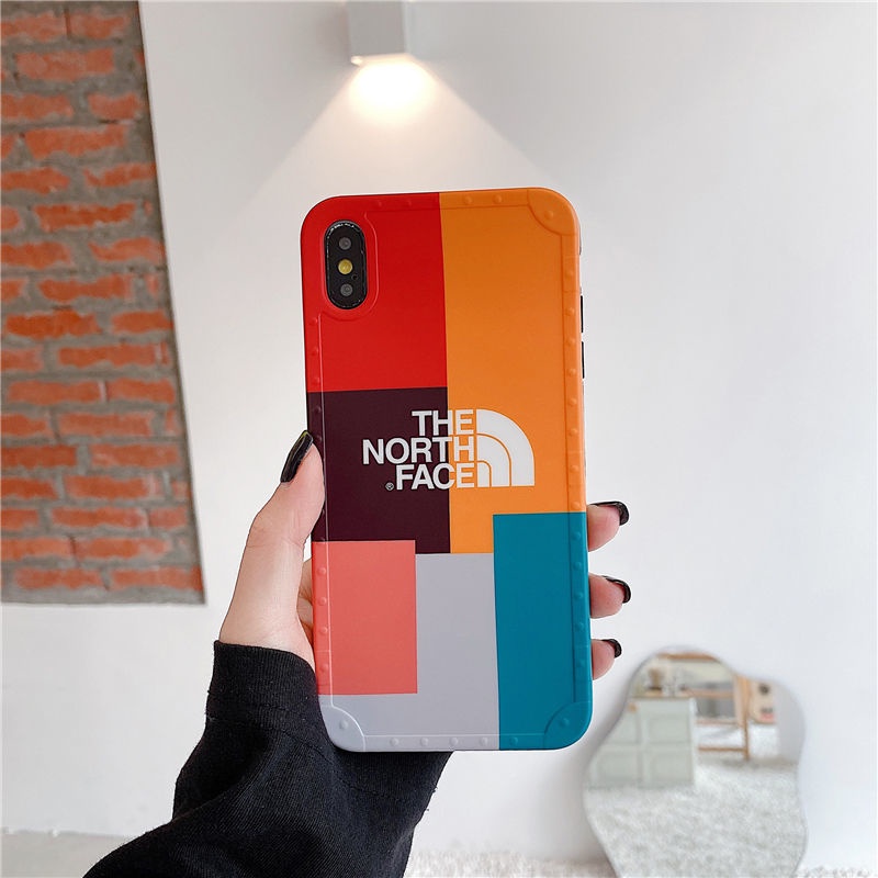 Ốp Điện Thoại Chống Sốc Họa Tiết North Face Cho IPhone 12 13 11 Pro Max X Xs Max Xr Bmp4