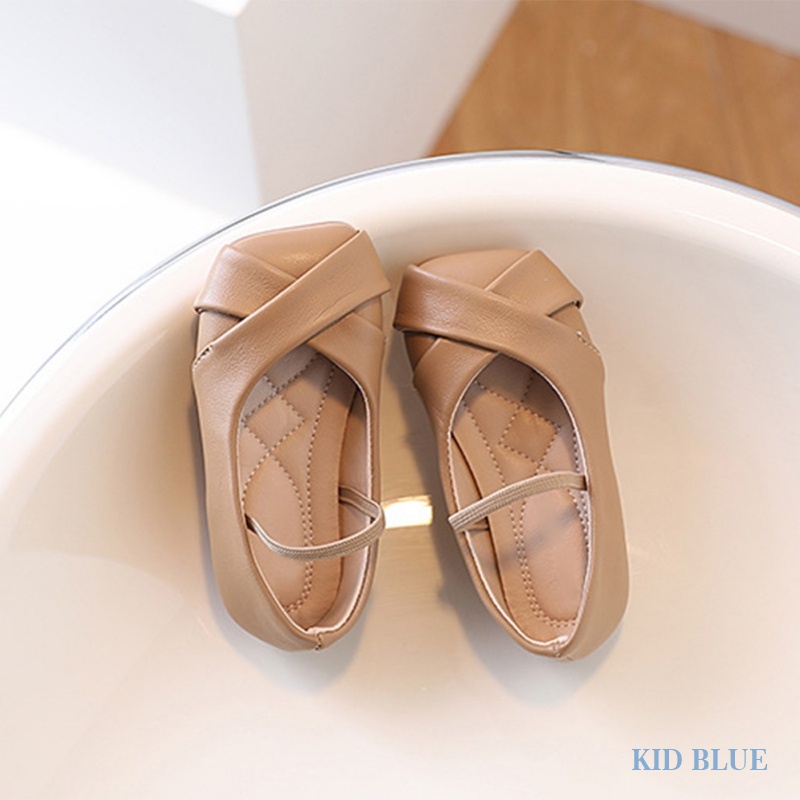 Giày Búp Bê Đế Mềm Phong Cách Công Chúa Cho Bé Gái