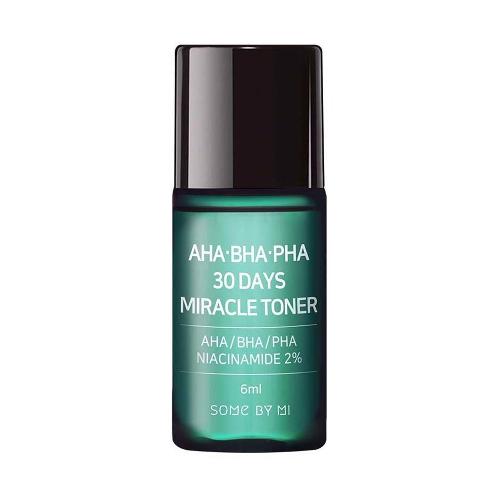 Nước Hoa Hồng Giảm Mụn Some By Mi AHA-BHA-PHA 30 Days Miracle Toner Mini 6ml