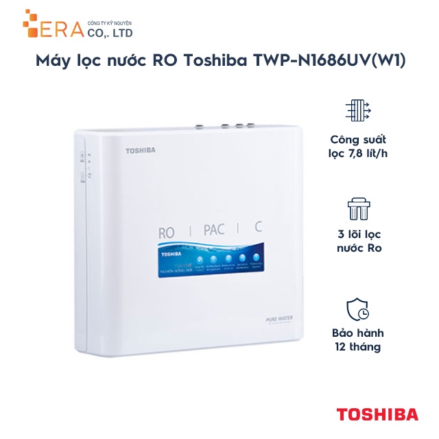 Máy lọc nước RO Toshiba TWP-N1686UV(W1)