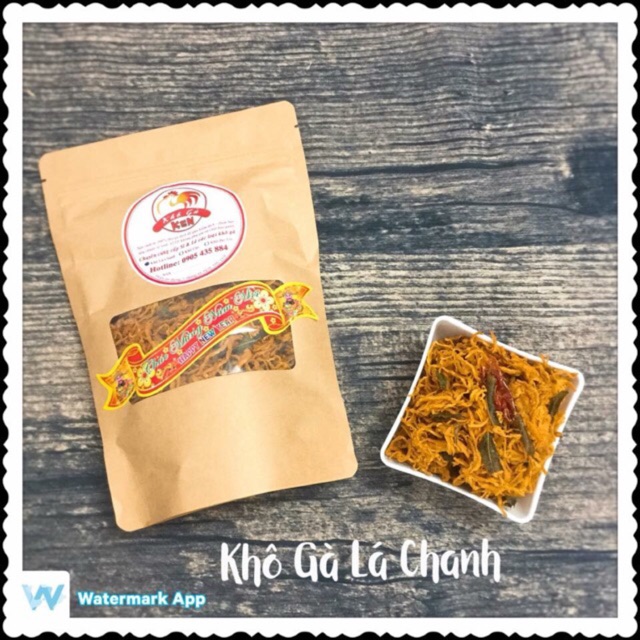 500gram Khô gà lá chanh Mr. ken