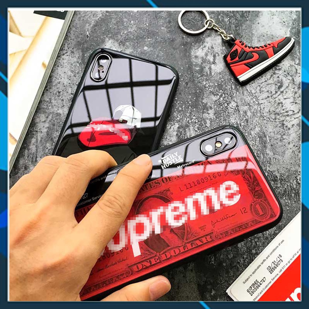 Ốp iphone - Ốp lưng kính supreme 2 5/5s/6/6s/6plus/6splus/7/8/7plus/8plus/x/xs/xs max/11/11pro 12 13promax xsmax  k320