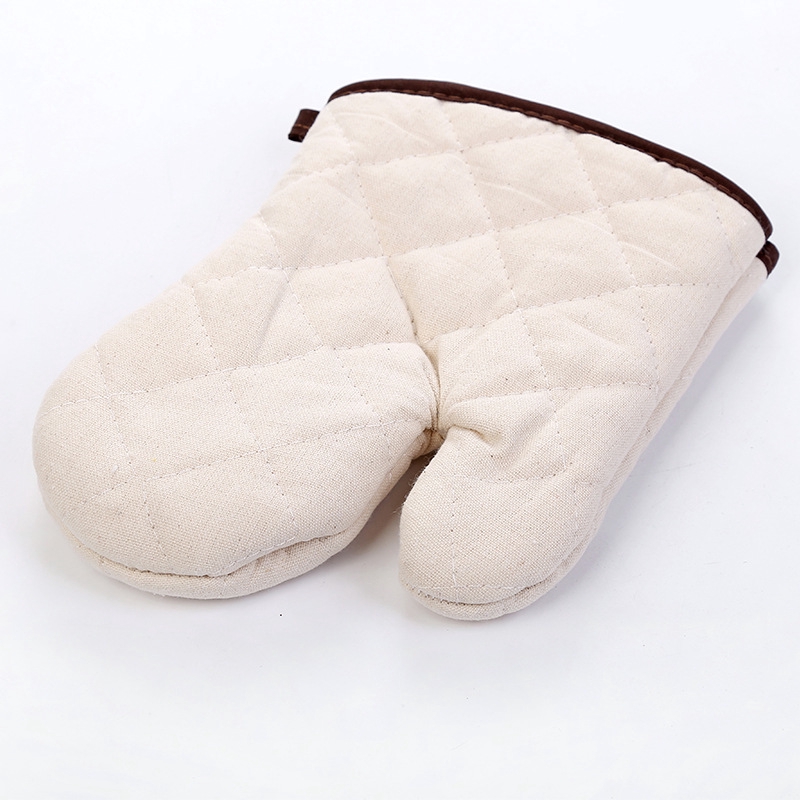 Găng tay lò vi sóng cotton dày dặn, găng tay cách nhiệt chịu nhiệt cao, nướng lò và nóng tay.